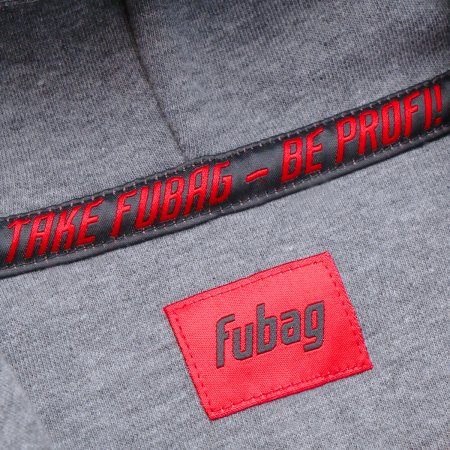 Серо-красная толстовка Fubag с капюшоном  размер M в Новороссийске фото