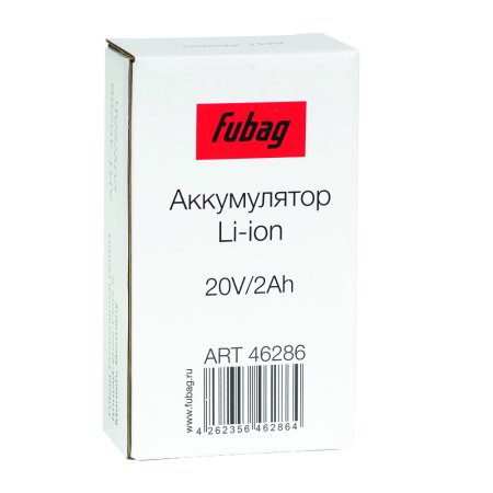 Аккумуляторная батарея FLI5S1P1202 Li-ion к бензиновым газонокосилкам FUBAG с электростартером и минирайдеру (20V/2Ah) в Новороссийске фото