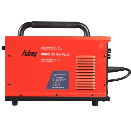 FUBAG Сварочный полуавтомат IRMIG 188 SYN PLUS + Горелка FB 250 3m + Маска сварщика Хамелеон IR 9-13N S  + Сварочные краги на подкладке красные FWGN 10R в ПОДАРОК в Новороссийске фото