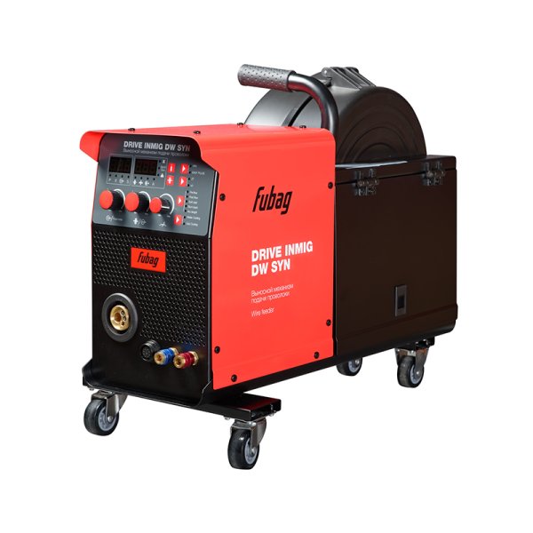 Полуавтомат сварочный FUBAG INMIG 500T DW SYN + подающий механизм DRIVE INMIG DW SYN + шланг-пакет 5 метров 70 мм2 14 pol с жидкостным охлаждением для INMIG 500T DW SYN + горелка FB 500 3m + блок жидкостного охлаждения Cool 70 + тележка для аппаратов в Новороссийске фото