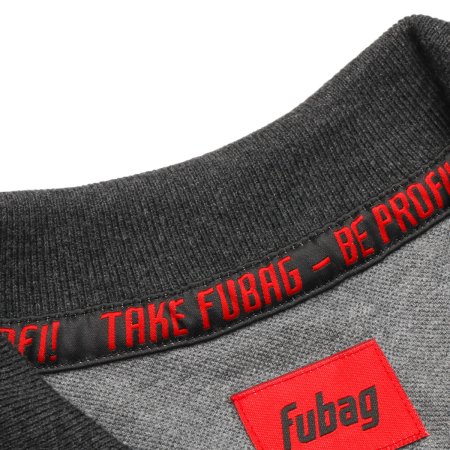 Серая рубашка-поло Fubag с красными пуговицами  размер M в Новороссийске фото