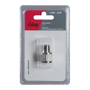 FUBAG Переходник 1/4 дюйма M на 3/8 дюйма F, блистер 1 шт в Новороссийске фото