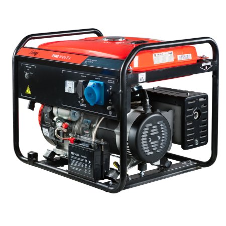 Бензиновый генератор с электростартером FUBAG PRG 5000 ES + Комплект колес и ручек для электростанций в ПОДАРОК