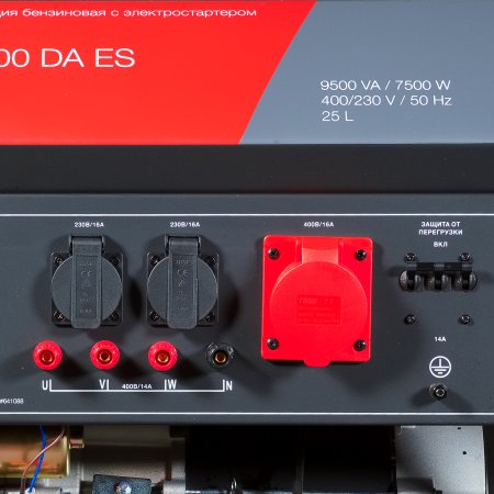 Бензиновый генератор FUBAG BS 8000 DA ES (трехфазный) с электростартером и коннектором автоматики в Новороссийске фото