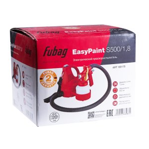 FUBAG Электрический краскораспылитель EasyPaint S500/1.8 с верхним бачком в Новороссийске фото