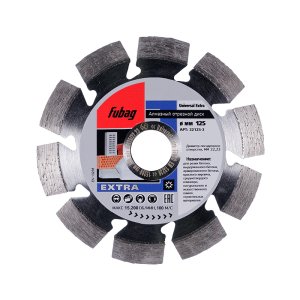 Алмазный отрезной диск FUBAG Universal Extra D125 мм/ 22.2 мм в Новороссийске фото