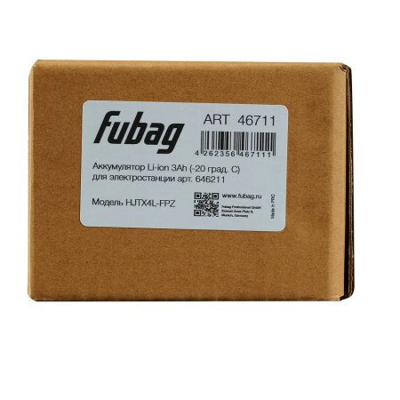 Аккумулятор FUBAG li-ion 3Ah для инверторного генератора TI 11000 A ES (арт. 646211) купить в Новороссийске