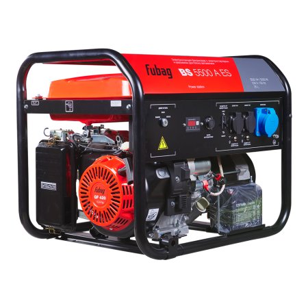 Бензиновый генератор FUBAG BS 5500 A ES с электростартером и коннектором автоматики